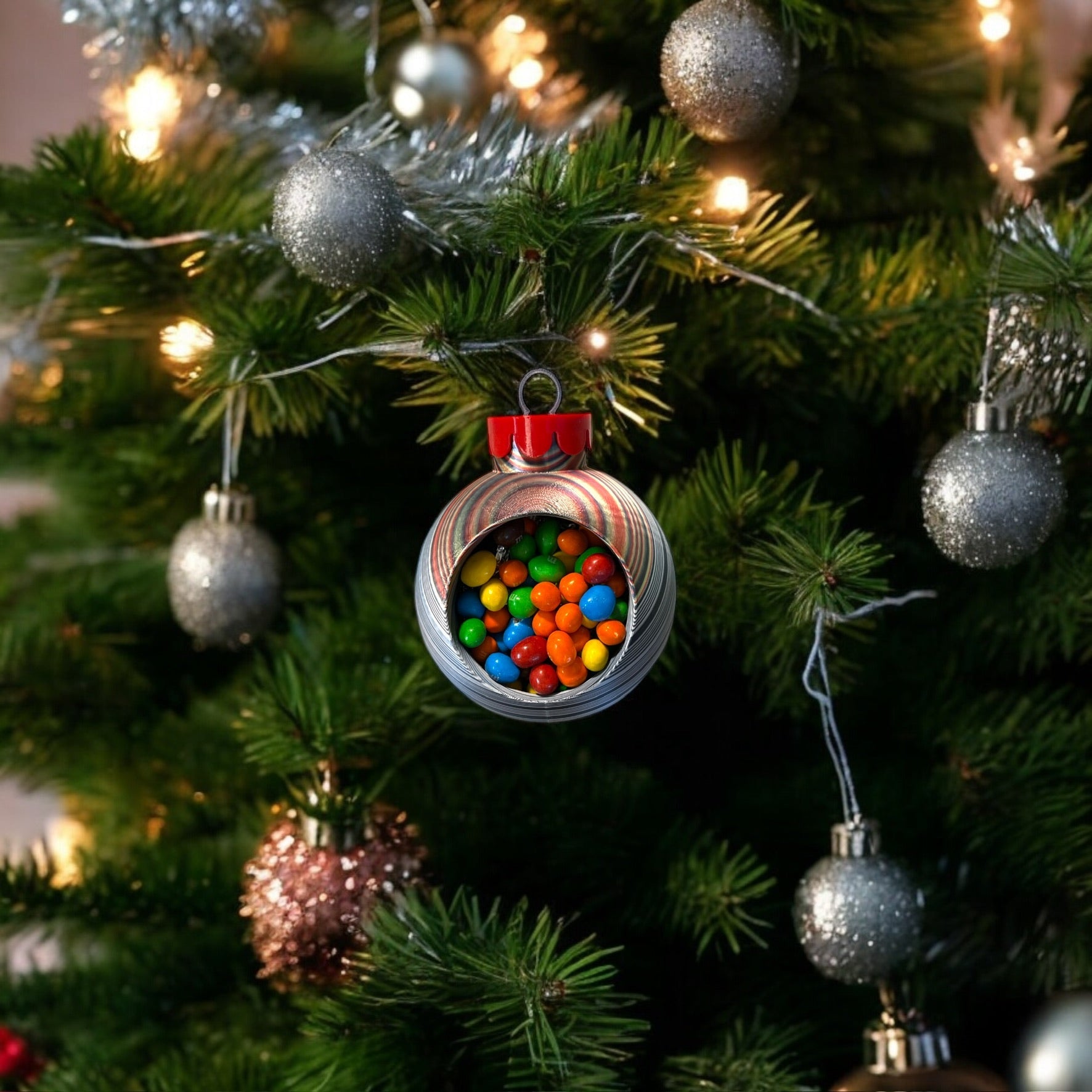 Christmas candy dish ornament