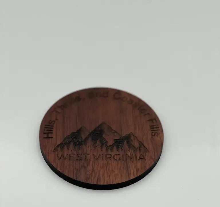 Custom WV Walnut Coasters