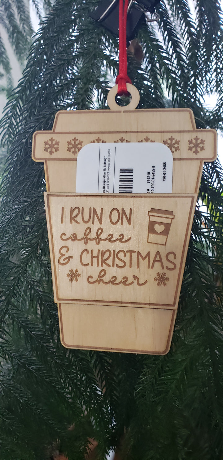 Wood Gift Card Ornament