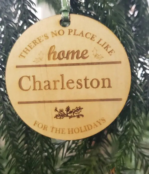 Custom Town Christmas Tree Ornament – A Timeless Keepsake