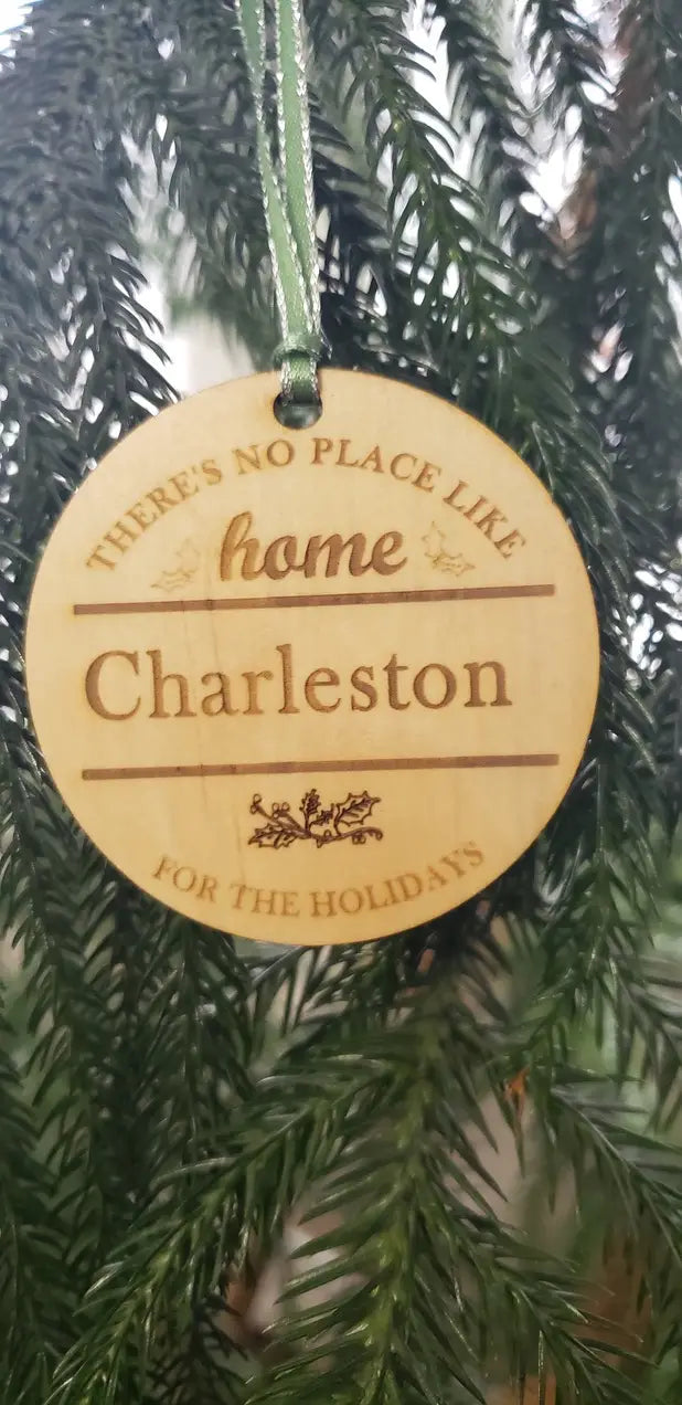 Custom Town Christmas Tree Ornament – A Timeless Keepsake