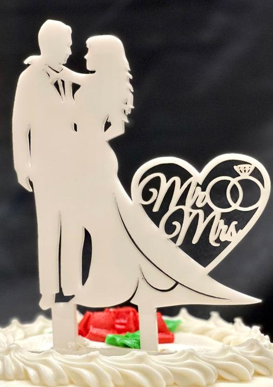 Classic cake topper