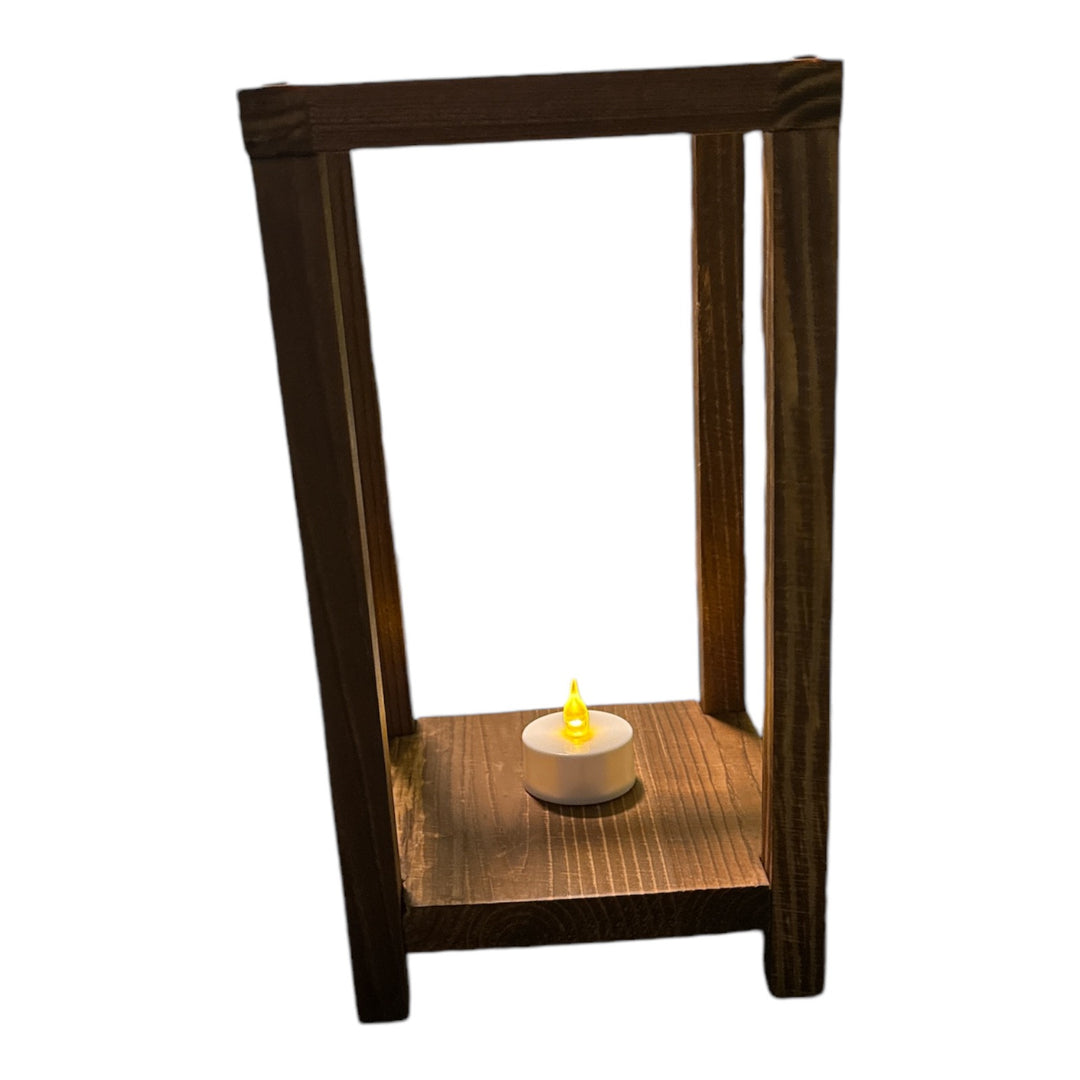 Wooden Candle Holder Centerpiece