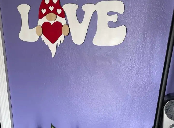 Gnome Love" Valentine's Day Sign!