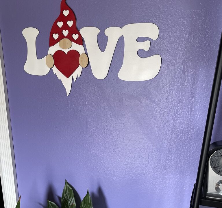 Gnome Love" Valentine's Day Sign!