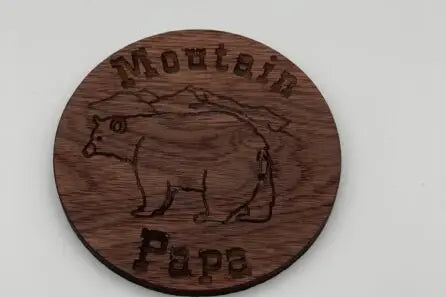 Custom WV Walnut Coasters