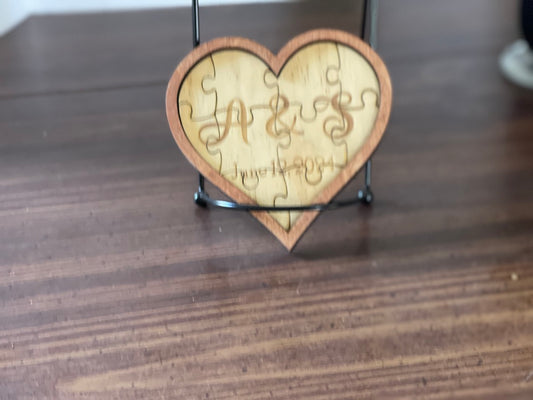 Jigsaw Wedding Coaster