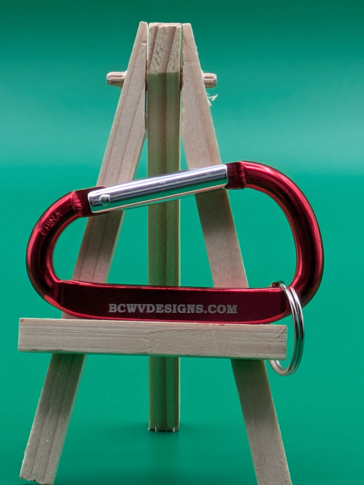 Personalized Carabiner Key Ring
