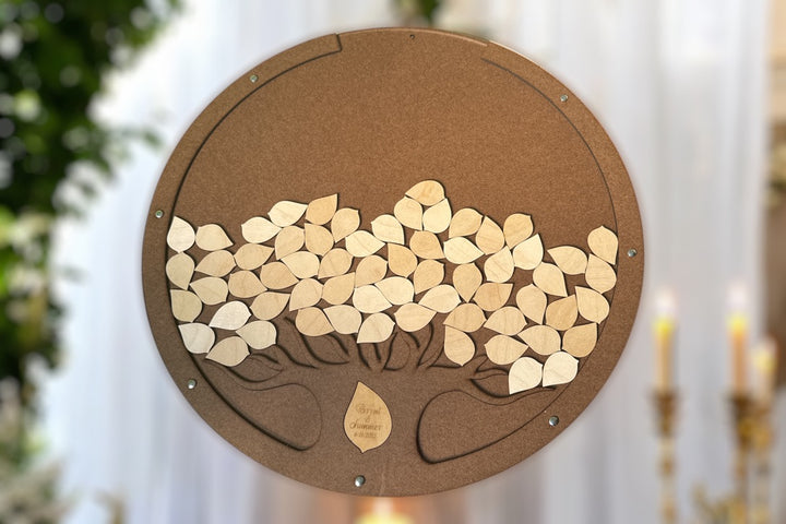 Wedding Guest Book Drop Box Tree