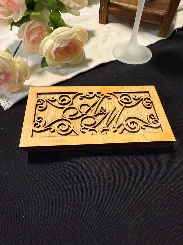 Custom Wooden Wedding Ring Box