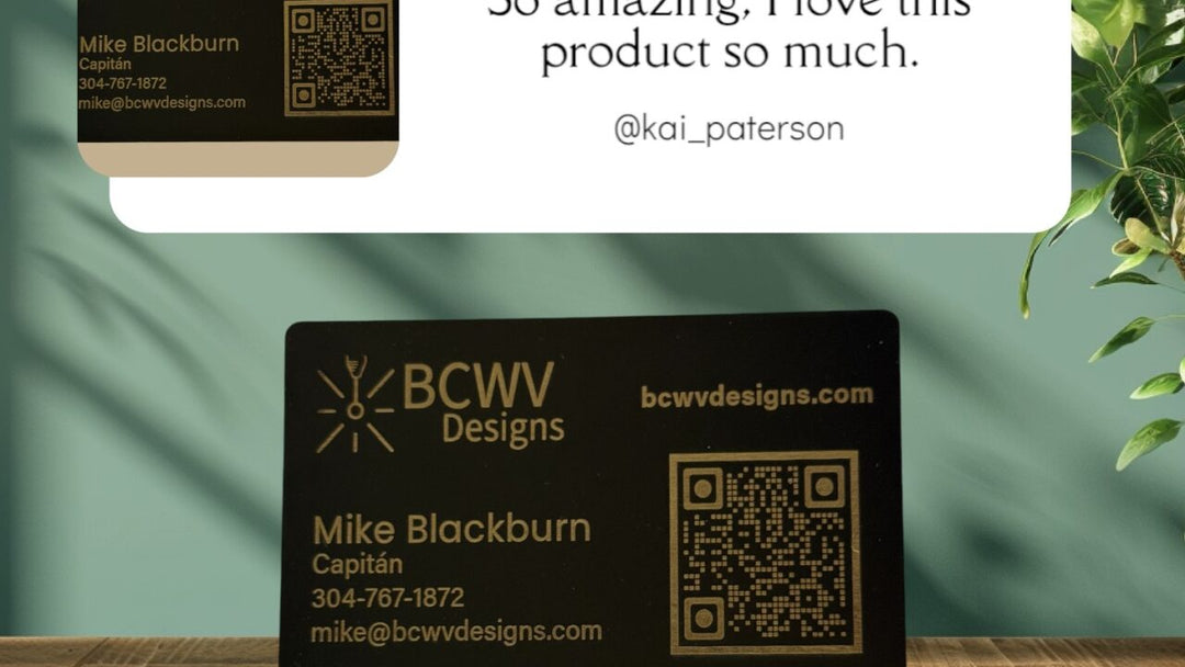 Custom Aluminum Business Cards