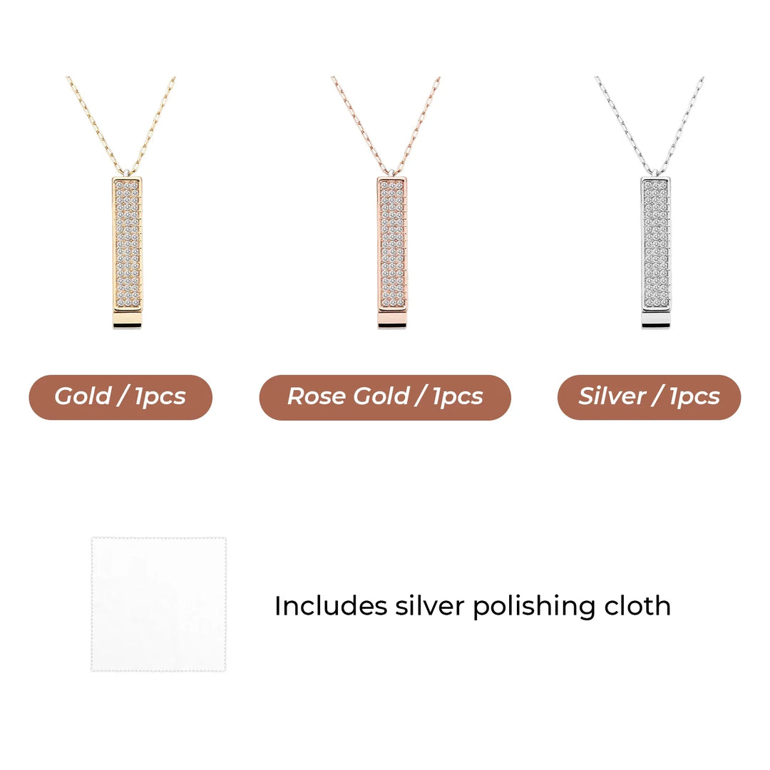 Stainless Steel Slide Bar Necklace