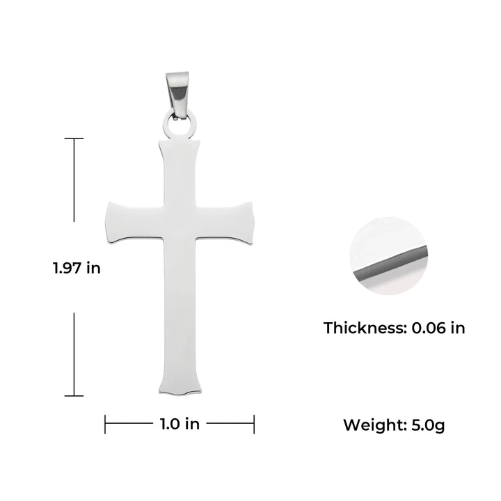 Stainless Steel Cross Pendant