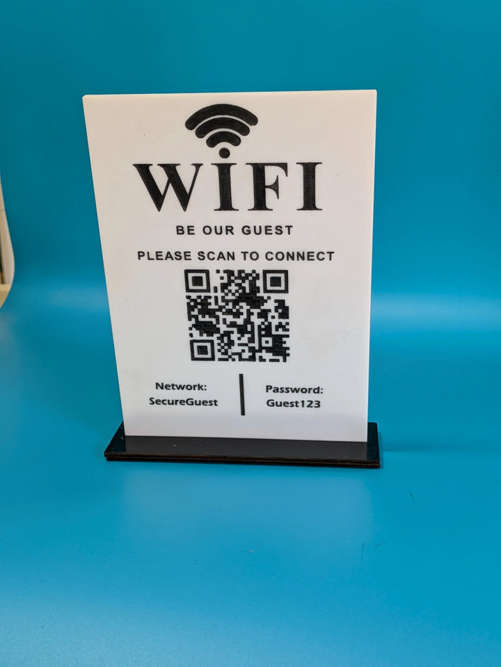 Custom QR Code Signs - Convenient & Customizable