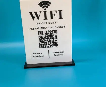 Custom QR Code Signs - Convenient & Customizable