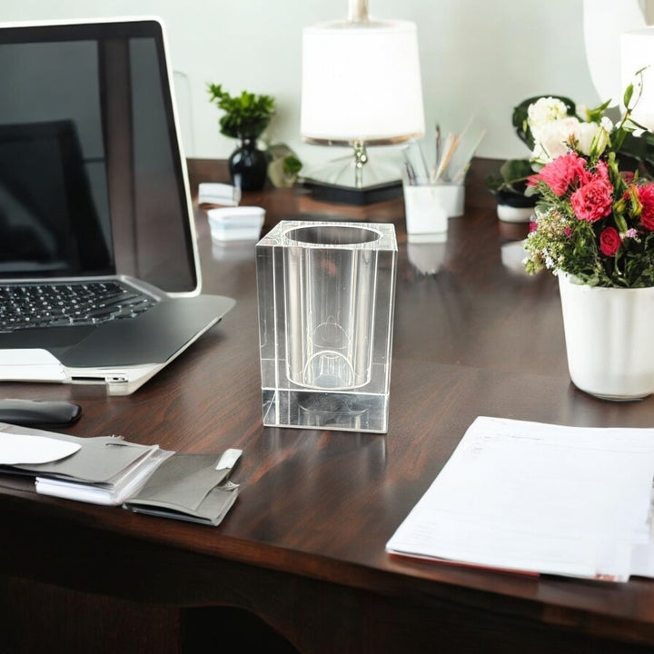 Optic Crystal Pen/Pencil Holder