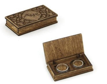 Custom Wooden Wedding Ring Box