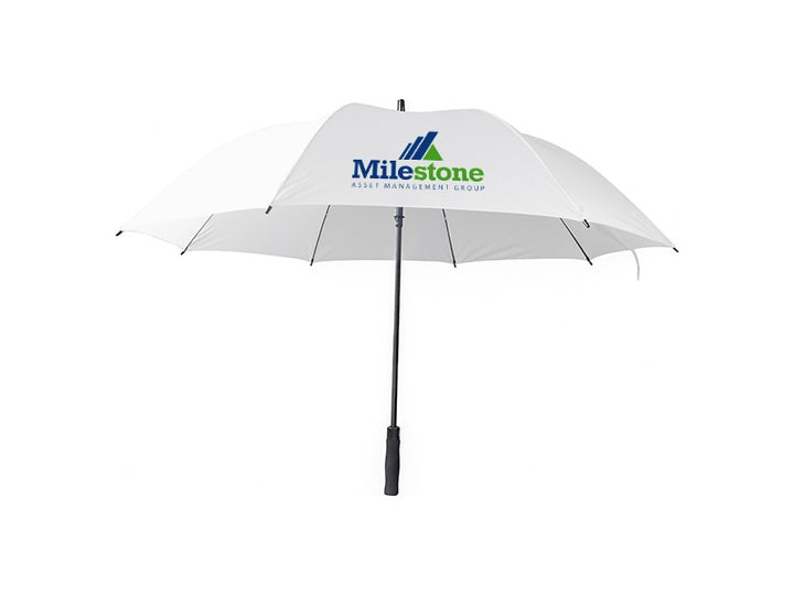 Personalized 30" White Three Fold Umbrella