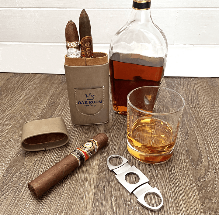 Cigar Holder with Cutter