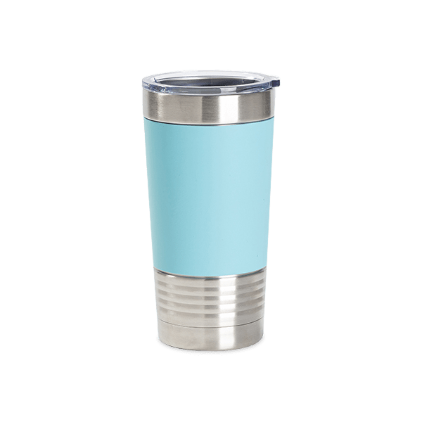 20oz Stainless Steel Tumbler with Removable Silicone Sleeve