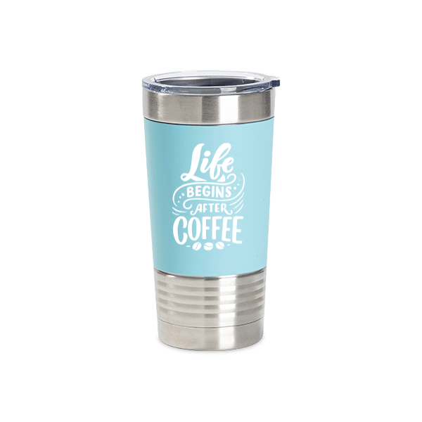 20oz Stainless Steel Tumbler with Removable Silicone Sleeve