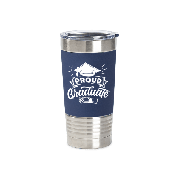 20oz Stainless Steel Tumbler with Removable Silicone Sleeve