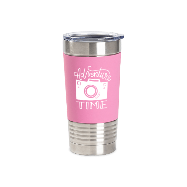 20oz Stainless Steel Tumbler with Removable Silicone Sleeve