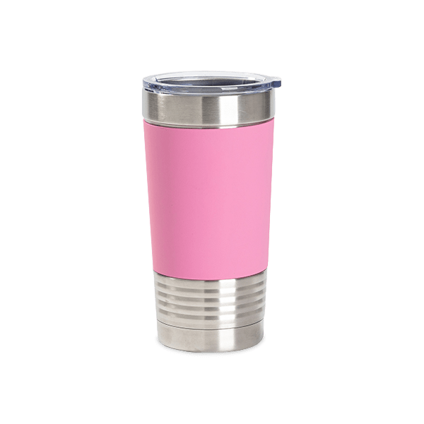 20oz Stainless Steel Tumbler with Removable Silicone Sleeve