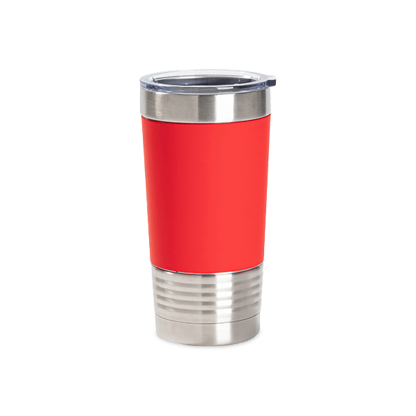 20oz Stainless Steel Tumbler with Removable Silicone Sleeve