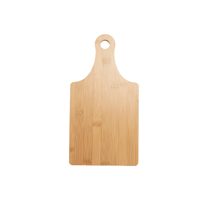 PERSONALIZED BAMBOO WINE BOTTLE SHAPED CUTTING BOARD 13.5" X 7" X .43"