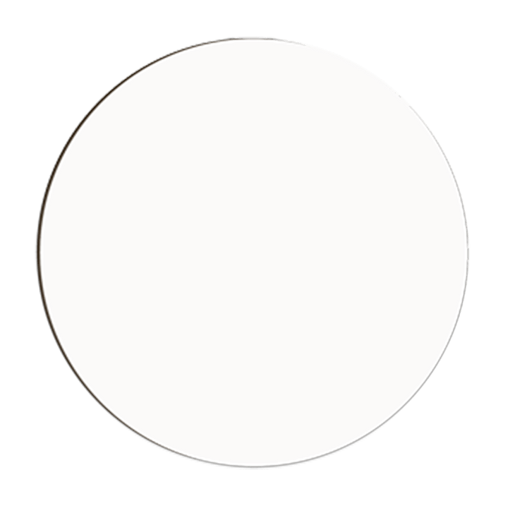 White Hardboard Circle Coasters - 3.54" x 3.54"