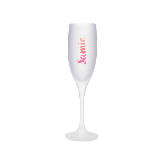 6oz Frosted Flute Champagne Glass