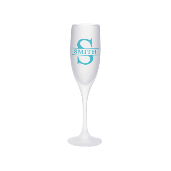 6oz Frosted Flute Champagne Glass